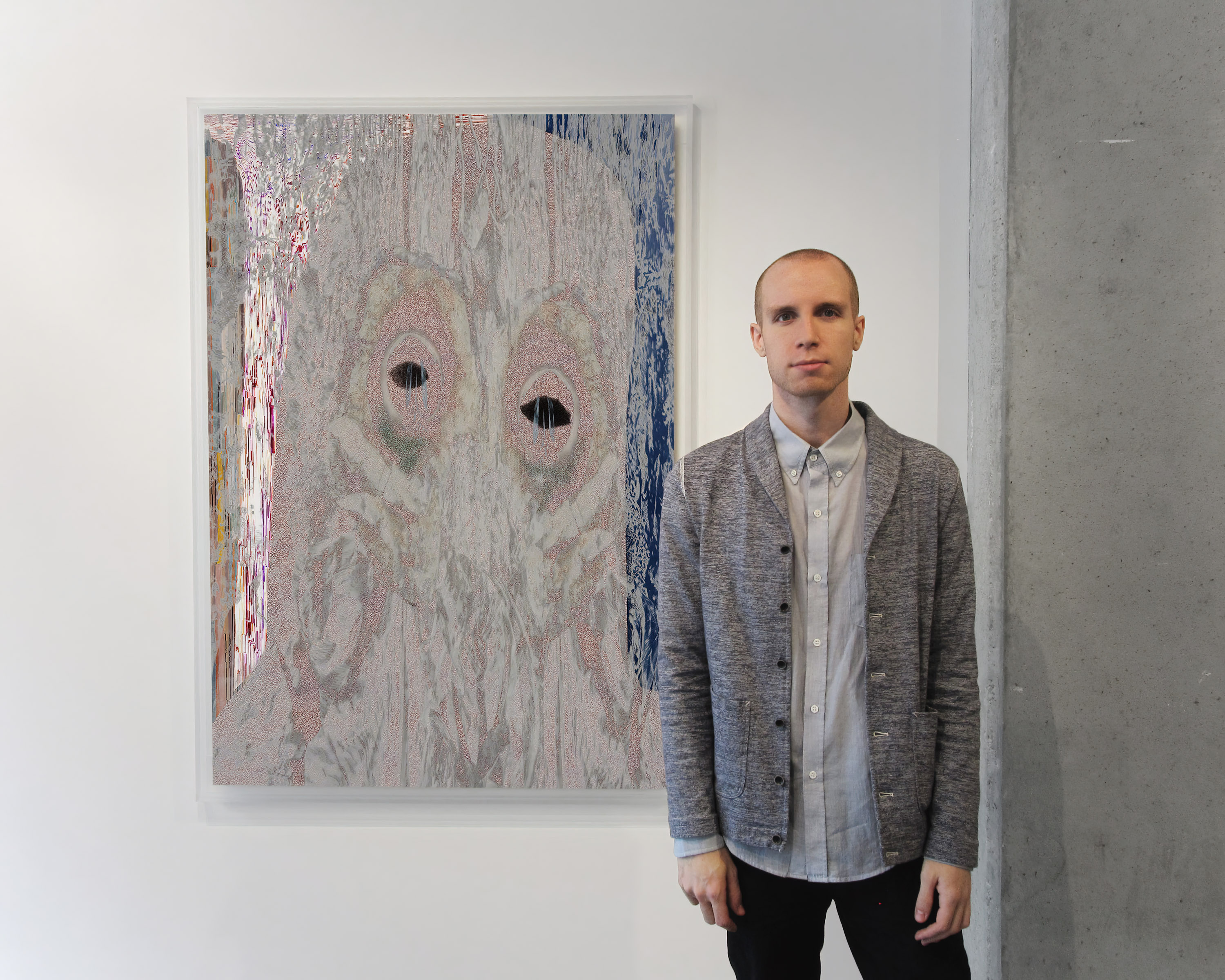Alex Fischer, Daily, 2012. Install photo at Beyond The Fall, Galerie BAC –with Artist.